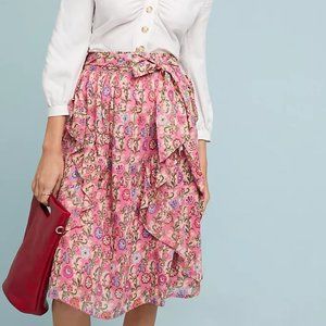 NWOT Banjanan Tricia Floral Skirt Size M